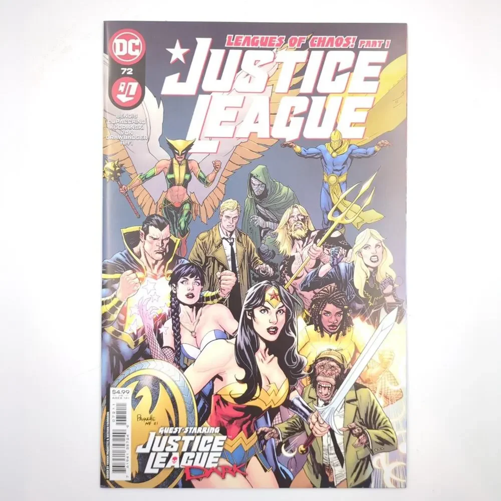 Justice League Comic Lot of 4 Issues #72-75 DC Comics Modern Age New Final Issue